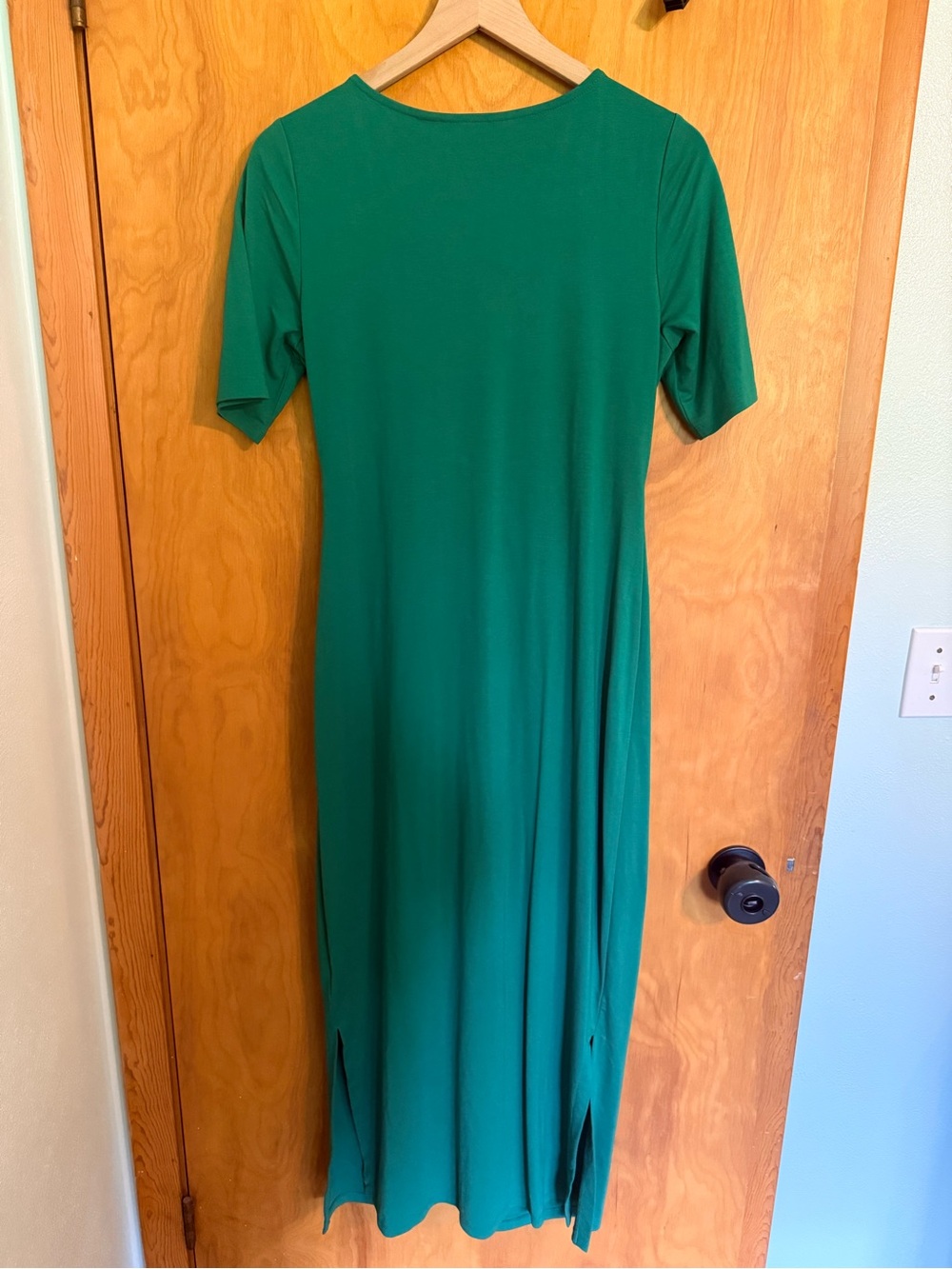 NWT Seraphine Ponte Roma Emerald Green Tie-Waist Midi Dress Size 10 - Picture 5 of 11
